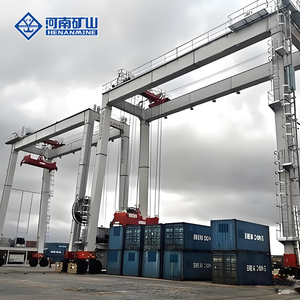 40 tonnes 45 tonnes Conteneur d'expédition Grue <span class=keywords><strong>de</strong></span> levage Pneu en caoutchouc Conteneur <span class=keywords><strong>Portique</strong></span> Grue Prix - Product Image 1