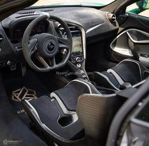 Volante de Fibra de Carbono para McLaren 720s, Cubierta de Volante de Fibra de Carbono Seca 765LT, Kit de Carrocería de Fibra de Carbono 720s, Parachoques - Product Image 6