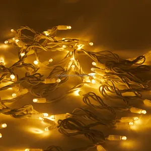 Waterproof LED Garland Rubber Cable Fairylights 24V Rubber String Lights