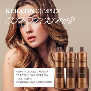 OEM krim Salon rambut permanen 1000ml, pelurus rambut Keratin Brazil, krim perawatan Keratin rambut untuk penghalus rambut - Product Image 3