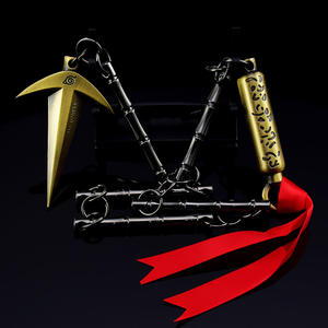 <span class=keywords><strong>Hokage</strong></span> โมเดลอาวุธนินจารุ่นที่สี่, ยานอะนิเมะ kunai จากเรื่อง <span class=keywords><strong>Hokage</strong></span> Flying Thunder GAIN 345g โมเดลอาวุธโลหะห้าส่วน - Product Image 2