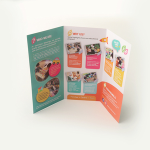 Tùy chỉnh chất lượng cao Brochure Flyer hình ảnh cuốn sách thiết kế miễn phí 3-fold 4-fold 6-Fold công ty mở khuyến mãi A4/A3 tập sách - Product Image 6