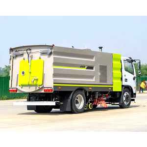 รถดูดฝุ่นและกวาดถนนแบบกำหนดเอง Clw 4x2 14 ตัน 12 ลูกบาศก์เมตร Dongfeng ประสิทธิภาพสูง สำหรับทำความสะอาดถนนในเขตเทศบาล - Product Image 2