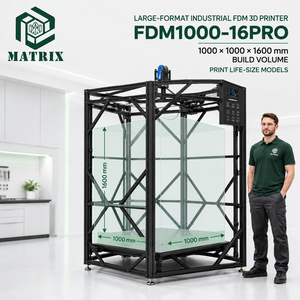 1000 × 1000 × 1600mm Large Format Industrial FDM 3D <b>Printer</b> for Life Size Sculptures and Display Models - Product Image 1