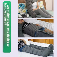 Masseur pour les pieds et les jambes, bottes à compression d'air, minuterie réglable, USB, récupération, AS ALL STAR CE