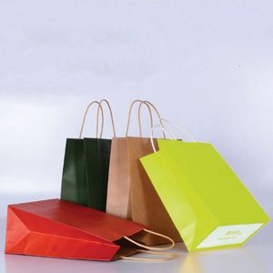 Bolsa de Regalo de Color Negro, Bolsa de Regalo de Papel Kraft, Bolsa de Mano Resistente Mate, Bolsa de Papel Reciclado - Product Image 3