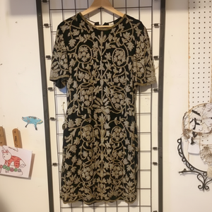 เสื้อคอตต้อนตาข่ายผ้าซาตินแบบสั้นงานตัดเย็บด้วยคริสตัลประดับด้วยลูกปัดยาวโปร่งแห้งเร็วระบายอากาศได้ดี - Product Image 1