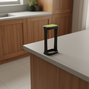 RIVAL Garbage Bag Holder Swing Flap Anthracite Green 73x40x30cm Waste <b>Bin</b> - Product Image 3