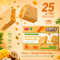 Barre protéinée à la mangue en gros, barre protéinée pour le petit-déjeuner, collation protéinée, aliment sain, fournisseur direct, fabricant, boîte de 150g