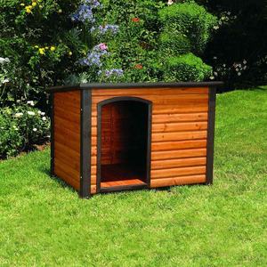 Maison de chien en bois extérieure MSH-D014 avec motif animal de fermeture de bouton de logo personnalisé pour la promotion de petits animaux - Product Image 2