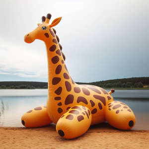 Usine personnalisée nouveau design gonflable hermétique <span class=keywords><strong>girafe</strong></span> mascotte soufflant <span class=keywords><strong>de</strong></span> l'air gonflable graisse <span class=keywords><strong>girafe</strong></span> sauter animaux eau flottant - Product Image 3