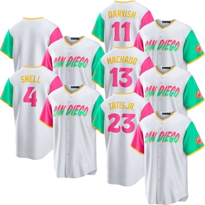 2025 Heren San Diego City Connect Jersey Honkbalshirts Op Maat Gestikte Geborduurde Uniformen Met Witte Logo 'S - Product Image 2
