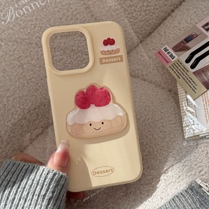 PH880 Ins Cute <span class=keywords><strong>Cake</strong></span> 15Pro Max para <span class=keywords><strong>iPhone</strong></span> 16 Funda para teléfono <span class=keywords><strong>iPhone</strong></span> 14 Adecuado para 13 Milk Whirls 12 3D Soft - Product Image 5