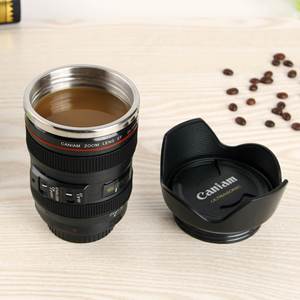 2025 New Creative SLR <b>Camera</b> Len Cup Funny Shape Black and White Shutterbug Stainless Steel Cup Coffee Mug Tumbler <b>Camera</b> Cup - Product Image 1