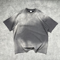T-shirts à col rond unis en gros DiFan, conception de logo personnalisée, impression sérigraphique, logo graphique, dorure, t-shirts grande taille pour hommes