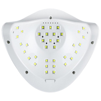 Lampe à ongles UV LED à marque privée Sun X5 Plus, haute puissance 150W, rechargeable, portable, en métal, pour séchage de vernis gel, usage domestique et professionnel