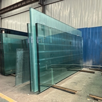 Vidrio Templado Transparente ZHONGMEI de 6mm-12mm, Alta Resistencia, Ecológico, Seguro, para Ventanas, Puertas, Supermercados, Baños y Exteriores