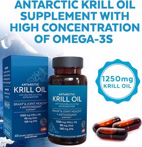 Индивидуальный логотип для улучшения здоровья мозга, Антарктическое масло криля с Омега-3 - Product Image 3
