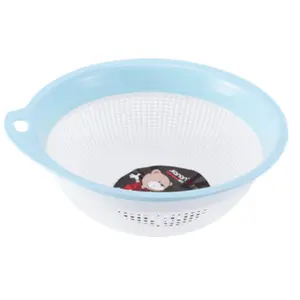 Food grade pp rice vegetable plastic drainer sieve colander kitchen wash basin