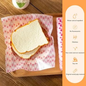 Papel Cuadrado para Hornear de Grado Alimenticio, Envoltorio para Hamburguesas, Antigrasa, Reciclable, Compatible con Impresión Offset, Tamaño Personalizado, para Comida Rápida y Sándwiches - Product Image 3