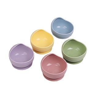 Tazones de Silicona de Grado Alimenticio, Libres de BPA, Irrompibles, Juego de Tazón y Cuchara para Alimentación de Bebés con Ventosa - Product Image 1