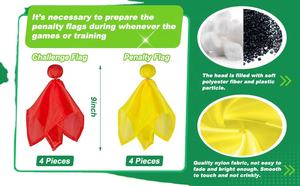 Drapeau de football de pénaltys pour arbitre, imprimé numériquement, prix avantageux, pour extérieur, directement de l'usine - Product Image 4