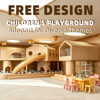 Equipo de juegos infantiles para interiores Role Play City con pista de carretera en miniatura, coches montables y tiendas para proyectos comerciales de parques de atracciones familiares (FEC)