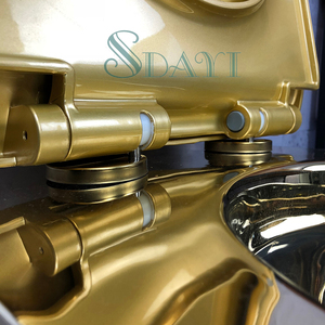 <span class=keywords><strong>WC</strong></span> moderne SDAYI avec réservoir <span class=keywords><strong>d</strong></span>'<span class=keywords><strong>eau</strong></span> caché, siège de toilette bidet doré, montage mural, siphon en P, <span class=keywords><strong>cuvette</strong></span> de toilette murale dorée, prix - Product Image 5