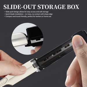 Toptan paslanmaz çelik tıraş bıçağı tek kenar düz berber tüy kesme bıçakları jilet için 15 adet/paket yedek bıçakları - Product Image 4
