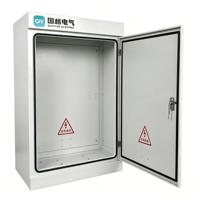 Boîtier de distribution d'alimentation extérieur étanche IP65 mural en acier avec serrure OEM