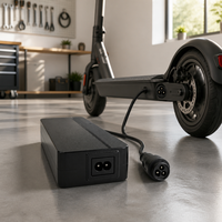 Adaptateur secteur stable 58V 2A pour trottinette électrique, charge efficace 120W pour batteries au lithium, connecteur LP16, vente en gros