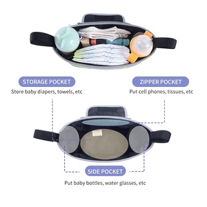 Sản phẩm mới giá bán buôn chức năng có thể gập lại đôi xe đẩy tã túi thay đổi Caddy du lịch mang theo tổ chức với thấp moq - Product Image 3