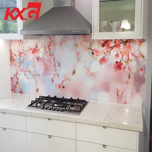 Motifs d'images modernes colorés imprimés <span class=keywords><strong>sur</strong></span> du <span class=keywords><strong>verre</strong></span> trempé pour le <span class=keywords><strong>verre</strong></span> à motifs de cuisine - Product Image 2
