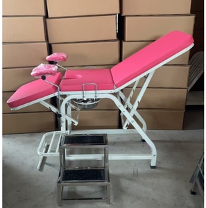 Гидравлическая кровать для гинекологического осмотра, нержавеющая сталь, ручная Доставка по беременности и родам - Product Image 3