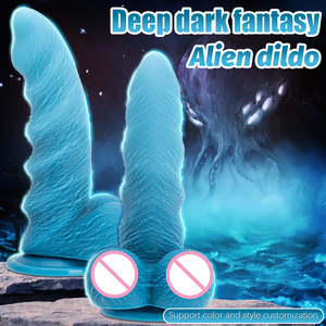 Dildo exotique doux avec seins, dildo pour la prostate, dildo gras pour le point G, pénis bionique, jouets sexuels pour adultes, dildo fantastique, dildo monstre - Product Image 1