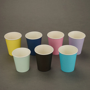 Fabrieks prijs 100% wegwerp enkelwandige papieren beker op maat bedrukt papieren beker milieuvriendelijke beker voor warme koffie - Product Image 2