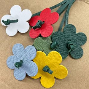 Flower Pu Leather Purse <b>Charm</b> Cute Colorful <b>Bag</b> Ornament Keychain Pendant Decoration Gift - Product Image 6