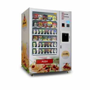 Distributeur automatique <span class=keywords><strong>de</strong></span> nouilles à code QR en libre-service avec écran tactile chauffant, pour usage hospitalier, construction en acier - Product Image 2