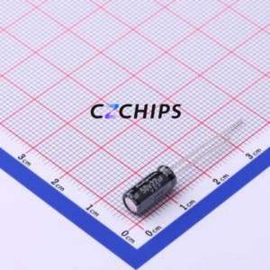 Condensador Electrolítico de Aluminio de Orificio Pasante 50YXF22MEFC5X11, Componente de Orificio Pasante (THT), D5xL11mm 22uF 20% 50V 2mm - Product Image 1