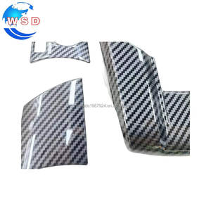 WSD ฝาครอบพวงมาลัยคาร์บอนไฟเบอร์สำหรับ2022 <span class=keywords><strong>Xpander</strong></span> อุปกรณ์ตกแต่งภายในรถยนต์ - Product Image 4