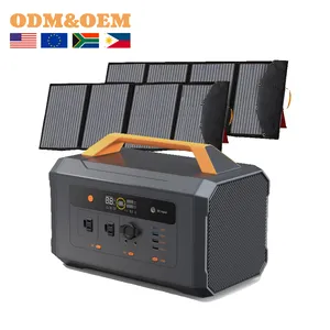 Portable Lifepo4 Lithium Battery Power Banks Station Generator Home Solar 1200w 600w 2200w Outdoor Charging Power Station