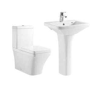 Ensemble personnalisé de cuvettes de toilettes, cuvettes de lavage et réservoirs de toilettes modernes pour salle de bain - Product Image 2