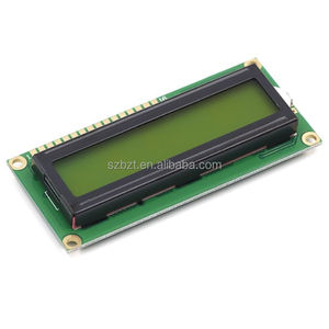 Écran <span class=keywords><strong>LCD</strong></span> <span class=keywords><strong>16x2</strong></span> caractères LCD1602A 5V avec rétroéclairage bleu / vert jaune - Product Image 1
