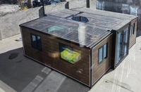 Faltbares Modulares Haus 2 oder 3 Schlafzimmer, Vorgefertigtes Winziges Tragbares Erweiterbares Containerhausmodell, 20 Fuß und 40 Fuß