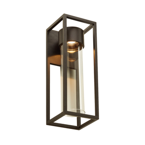 Applique murale LED d'extérieur <span class=keywords><strong>chic</strong></span> et carrée, étanche, avec aluminium durable et verre transparent pour jardin - Product Image 2
