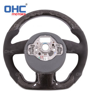 Volanti in Fibra di Carbonio Personalizzati per <span class=keywords><strong>Audi</strong></span> A4 B8.5 2014, Retrofit Volante in Pelle Scamosciata per A3 A5 <span class=keywords><strong>A6</strong></span> Q5 Q7 Ohc Motors - Product Image 2