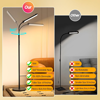 Pour Amazon Bestseller Source de lampadaire de chambre minimaliste américaine pour l'éclairage de chambre à coucher de canapé