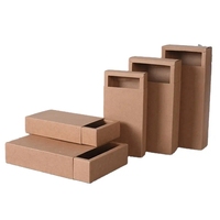 Boîte d'expédition en carton ondulé brun recyclable de marque YLL, modèle C001, avec laminage mat