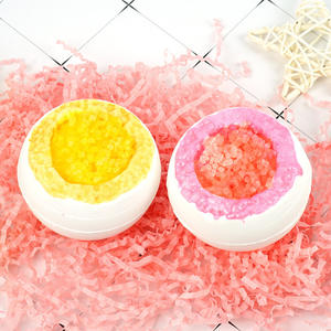 Bombes de sel de bain de géode de cristal arc-en-ciel biologique de luxe bombes de bain Bubble Fizz avec parfum Home Spa boules de bombe de bain de sel moussant - Product Image 3