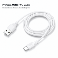 Câble de charge rapide XTAURI Micro USB 5 broches mâle 3A avec gaine en nylon pour téléphones mobiles Android et ordinateurs